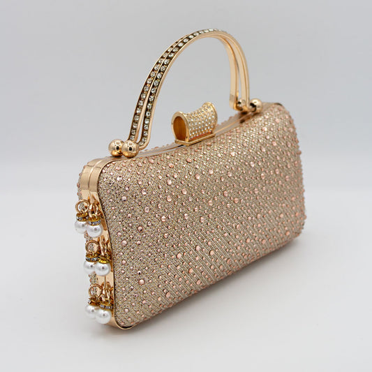 Bolso con Piedras Decorativas