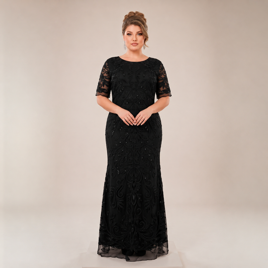 Vestido Clásico Azul Marino